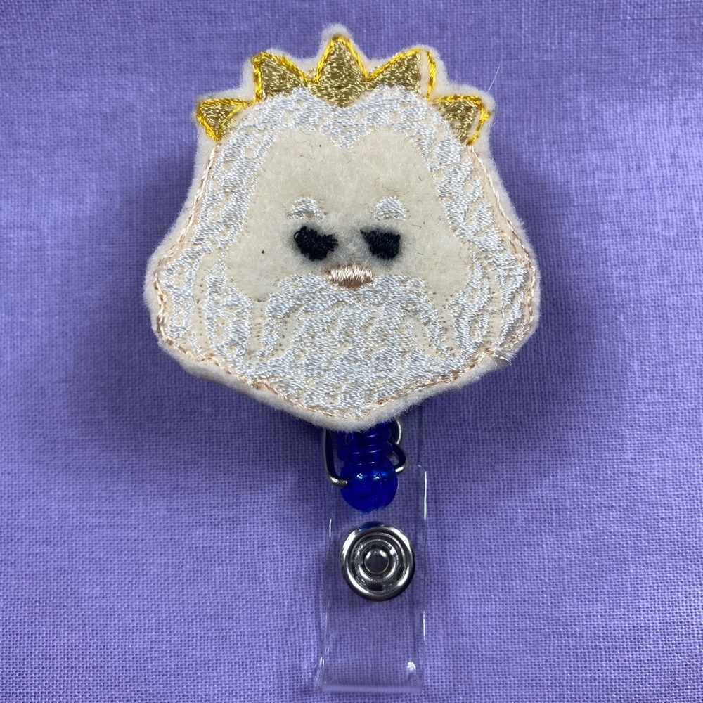 King Triton badge reel